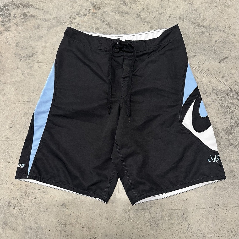 Vintage 2000s Y2K Rip Curl Board Shorts Swim Trunks Size 34 Beach Surfing